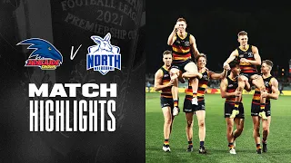 Adelaide Crows v North Melbourne Highlights | Round 23, 2021 | AFL