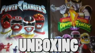 POWER RANGERS SEASONS 1-7 DVD UNBOXING