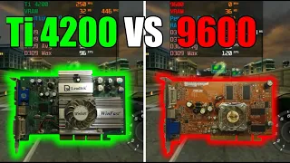 GeForce4 Ti 4200 vs Radeon 9600 Test In 11 Games (No FPS Drop - Capture Card)