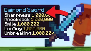 Minecraft, But Damage Gives 1,000,000 Enchants...