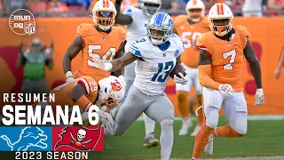 Detroit Lions vs. Tampa Bay Buccaneers | Semana 6 NFL 2023 | NFL Highlights Resumen en español