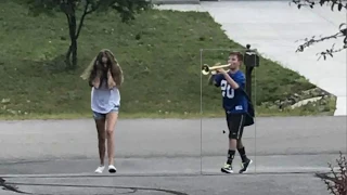 powerful trumpet boy 💪