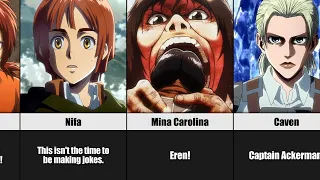 Last Words of Every Attack on Titan Characters
