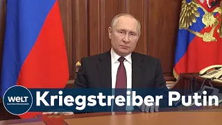 PUTIN IM KRIEGSWAHN: Russischer Präsident droht mit nie dagewesenen Konsequenzen bei Einmischung