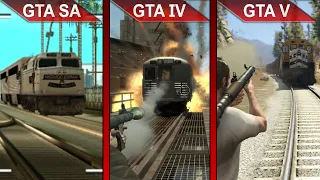 THE BIG GTA DESTRUCTION 2 | GTA SA vs. GTA IV vs. GTA V | PC | ULTRA