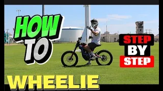 Talaria Sting R MX4 // HOW TO WHEELIE // Surron + Ebike