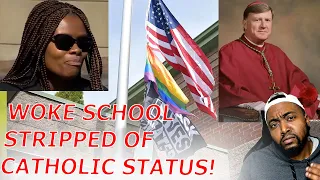 Diocese STRIPS Woke Middle School Of Catholic Status For Flying BLM And Pride Flag!