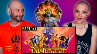 Dashavatar Animated Movie REACTION by foreigners | Hinduism History | Lord Vishnu Avatars