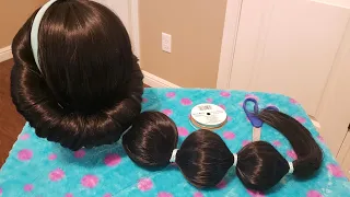 DIY EASY Princess Jasmine Cosplay Wig