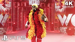 WWE 2K23 PS5 - Hulk Hogan vs Macho Man Randy Savage | WCW Monday Nitro (4K ULTRA HD) WWE 2K