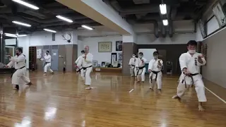 Shotokan Karate(S.K.I.F)Training in Tokyo.