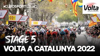 Volta a Catalunya 2022 - Stage 5 Highlights | Cycling | Eurosport