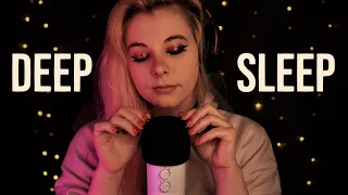 4h Deep Sleep ASMR | extra gentle layered mic scratching, blowing & fluffy sounds - no talking, rain