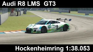 Assetto Corsa: Audi R8 LMS 2016 @ Hockenheimring 1:38.053