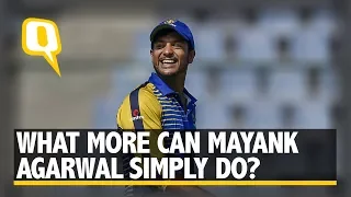 Mayank Agarwal, Indian Cricket's New 'Almost' Star | The Quint