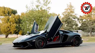 BLACKED OUT Aventador SV SCREAMS With Our Exhaust!