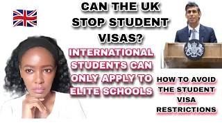 RISHI SUNAK CANNOT STOP STUDENT VISAS FOR INTERNATIONAL STUDENTS IN THE UK BUT..... | What happens?