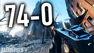 74 KILLSTREAK With RAPID FIRE TOMMY GUN! - Battlefield 5 Full Gameplay