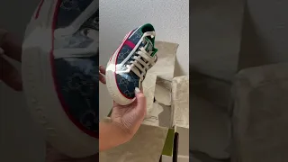 Unboxing my Gucci Tennis 1977 Sneakers👟 #gucci #luxury#guccisneakers#designer #fashion #shortvideo