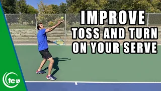 How To Improve Your First Move and Toss On The Serve I TENNIS SERVE
