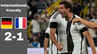 Germany vs France 2-1 Friendly Match 2023 Highlights