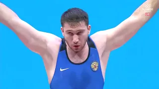 Khetag Khugaev (RUS) – 376kg 7th Place – 2019 World Weightlifting Championships – Men's 102 kg