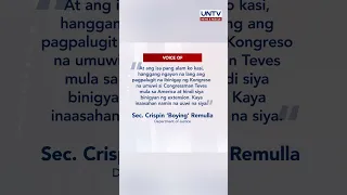 Rep. Teves, nasa US; DOJ, umaasang uuwi ang solon para harapin ang alegasyon sa Degamo slay