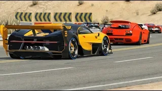 Bugatti Vision GT vs Supercar at Black Cat Country
