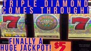 My Biggest Jackpot Yet On Triple Diamond! FINALLY!