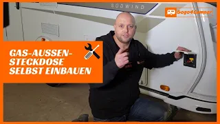 Gas-Außensteckdose im Wohnwagen/ Wohnmobil nachrüsten - Schritt für Schritt | DIY