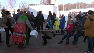 В селе Старая Безгинка Новооскольского района  прошел брэндовый праздник "Крещенская стужа"