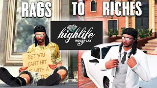 Playing as a BUM in HIGHLIFE RP | Ep 1
