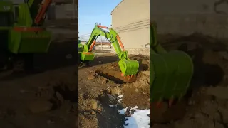 jcb excavator loading dump truck, jcb video for children