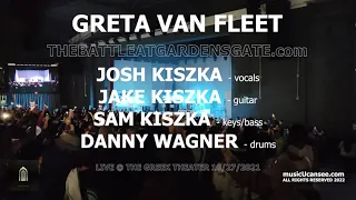 Greta Van Fleet - Light My Love - LIVE!!! @ The Greek Theater - musicUcansee.com