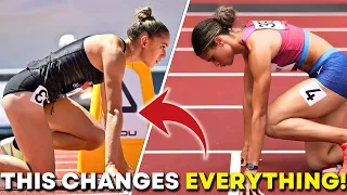 Something INSANE Just Happened In The Female's 200 Meters - Abby Steiner VS Sydney McLaughlin