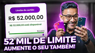 Como aumentar o limite do cartão de crédito para 52 mil!!Faça isso também!!