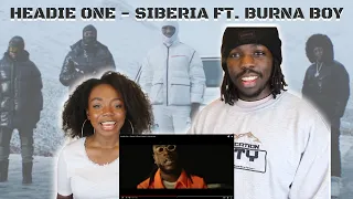 Headie One - Siberia (Official Video) ft. Burna Boy - REACTION #THEBOGERES