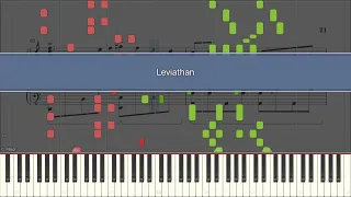 【Synthesia】Leviathan - piano Synthesia【Deemo】