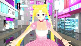 【ＭＭＤセーラームーン】アゲアゲアゲイン　cvered by ななひら様　えいちゃん様カメラ　をうちの子版月野うさぎちゃんに踊ってもらいました。