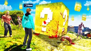 Opening ZOMBIE LUCKY BLOCKS In GTA 5.. (BAD IDEA)