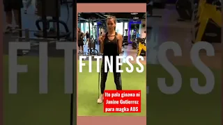 Janine Gutierrez nag work-out para magka ABS #viral #shorts #short #youtubeshorts