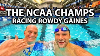 Racing ROWDY GAINES! VLOG: NCAA SWIMMING 2023 Experience