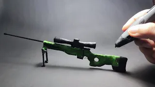 How To Make AWM Sniper _ 3D Pen _ #pubg #awm