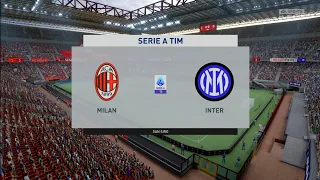 FIFA 22-PS4/ Série A/ 12° Rodada/ Milan x Inter de Milão