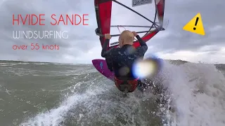 Windsurfing in Hvide Sande, DENMARK | over 55 knots in August