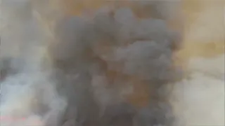 Огонь в километре от города Кинель Самарской области 24 августа  2021