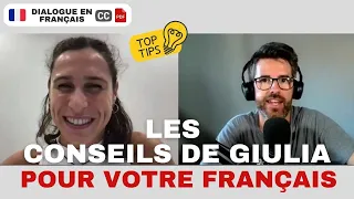 Les CONSEILS de Giulia pour votre français | Conversation en français COURANT avec sous-titres.