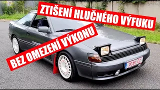 Toyota Celica GT4 2.0 Turbo - úprava hlučného sportovního výfuku