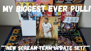 MATCH ATTAX 2024 PACK OPENING! **HUGE CARD PULLED** + NEW Scream Team Set Opened #topps #matchattax