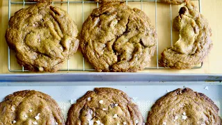 Brown butter toffee chocolate chip cookies (Tasty’s Alvin Zhou’s 2-day cookie recipe)